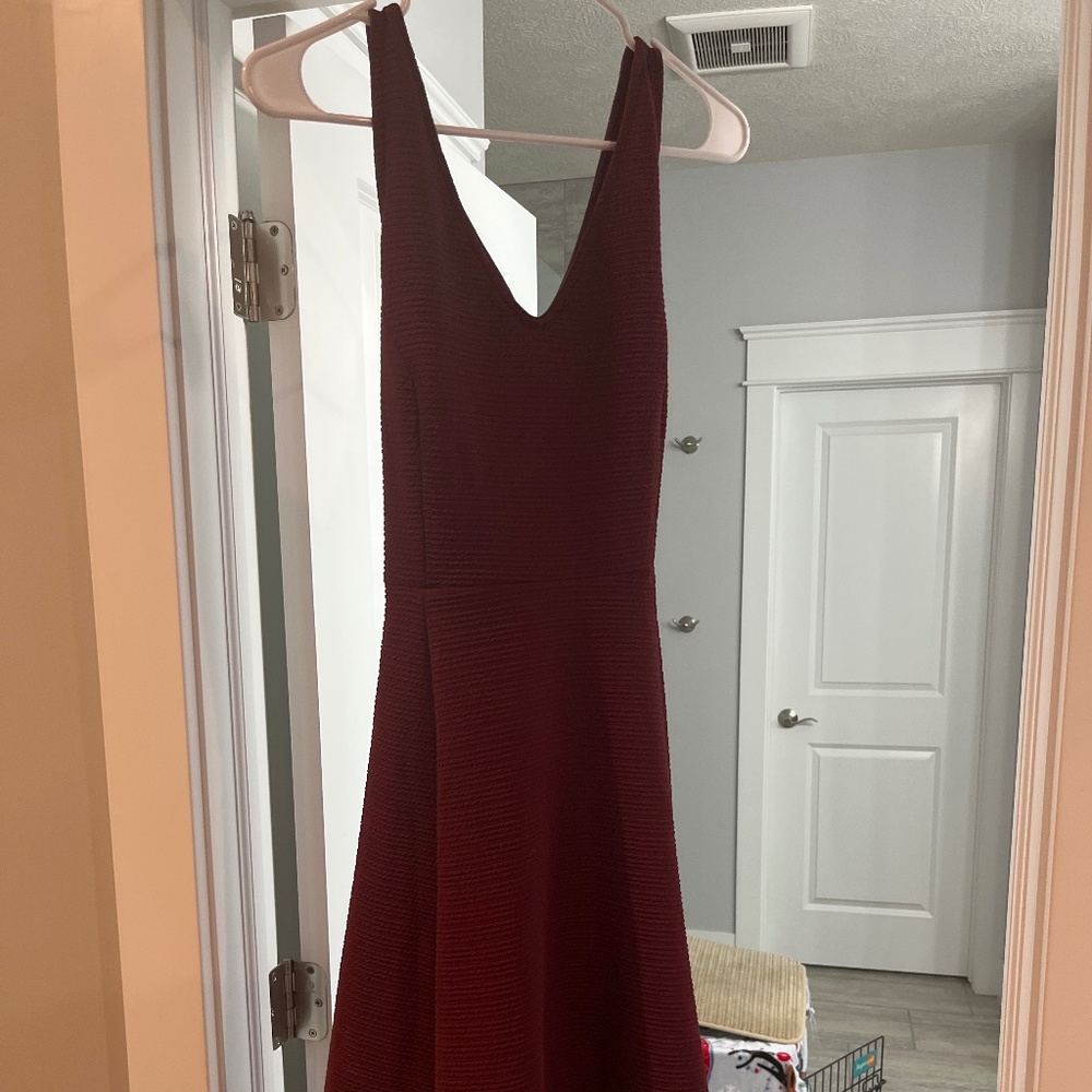 Maroon summer dress
